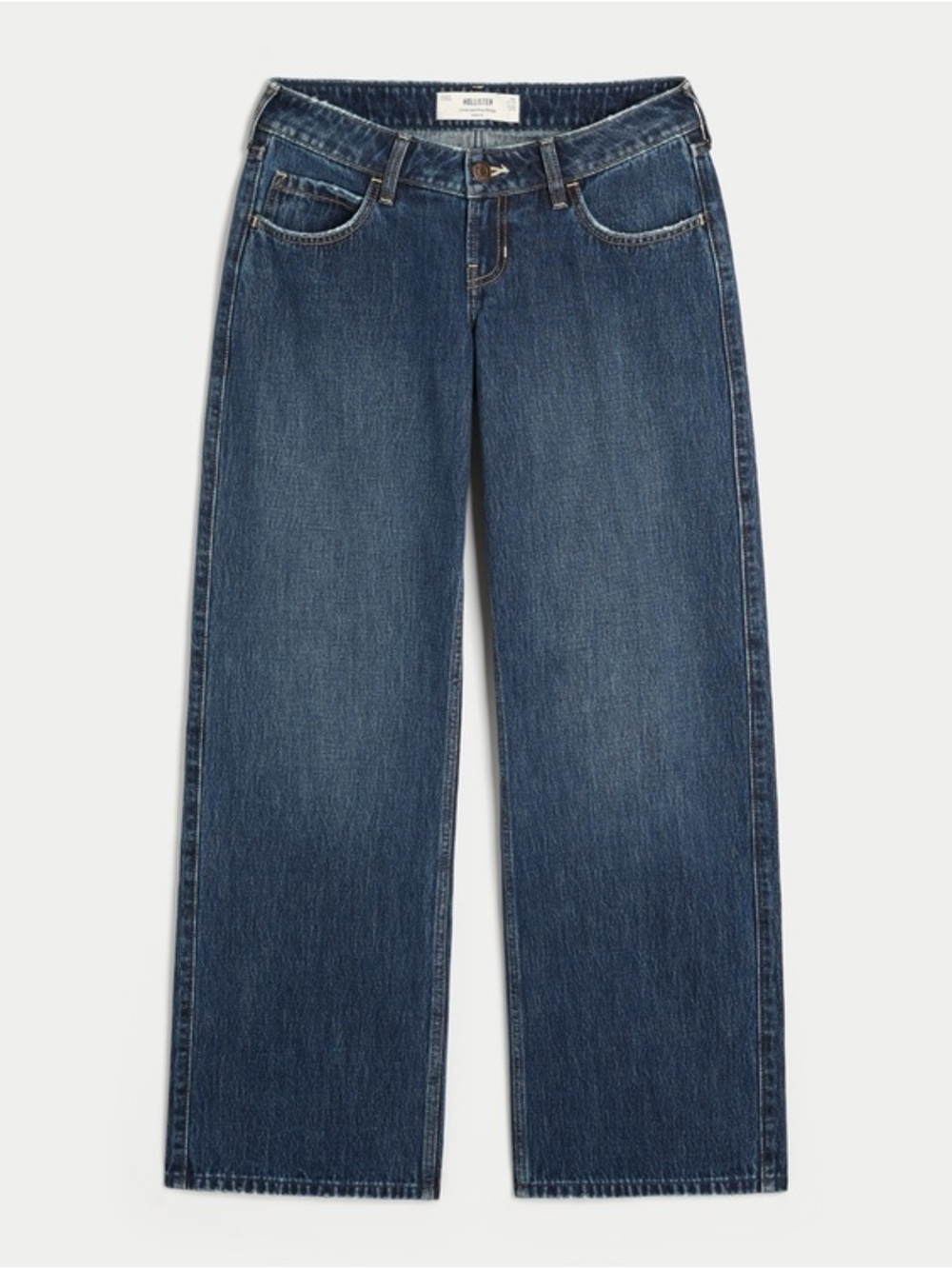 Hollister Low- Rise Relaxed Straight Jeans Bundle (2) - Picture 2 of 5